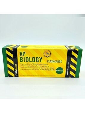 AP Biology Flash Cards Cliffs Notes # 756